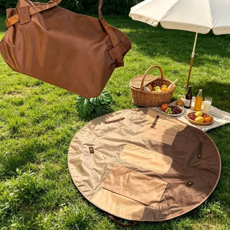 2-in-1 Foldable Shopping Bag – Picnic Mat Included